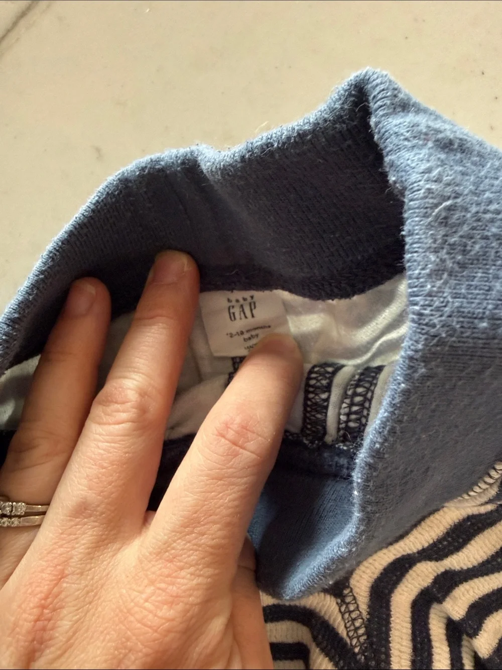 Baby Gap Striped Sweat Shorts